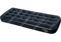 67379 Bestway Надувной матрас Comfort Green Flocked Air Bed(Single) 185х76х22 см