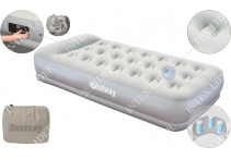 67455 Bestway Надувная кровать Restaira Premium Airbed(single) 191х97х38 см со встроенным насосом