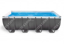 26356 Каркасный прямоугольный бассейн Intex, 549х274х133см +фильтр песчаный 4542л/ч