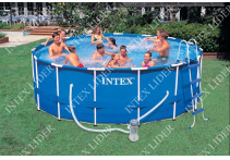 Бассейн круглый INTEX Metal Frame 457х122 (28242)