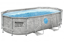 56714 Каркасный бассейн Bestway овальный 427х250х100 см