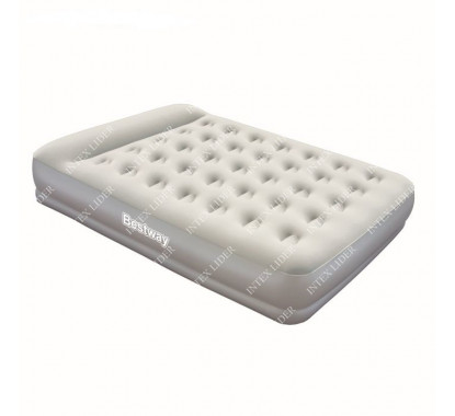 67459 Bestway Надувная кровать Restaira Premium Airbed(Queen) 203х152х38 см со встроенным насосом