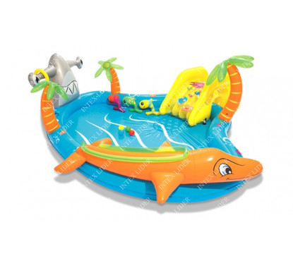 53067 BestWay Игровой Центр «Морские жители» 280х257х87см, 273 л